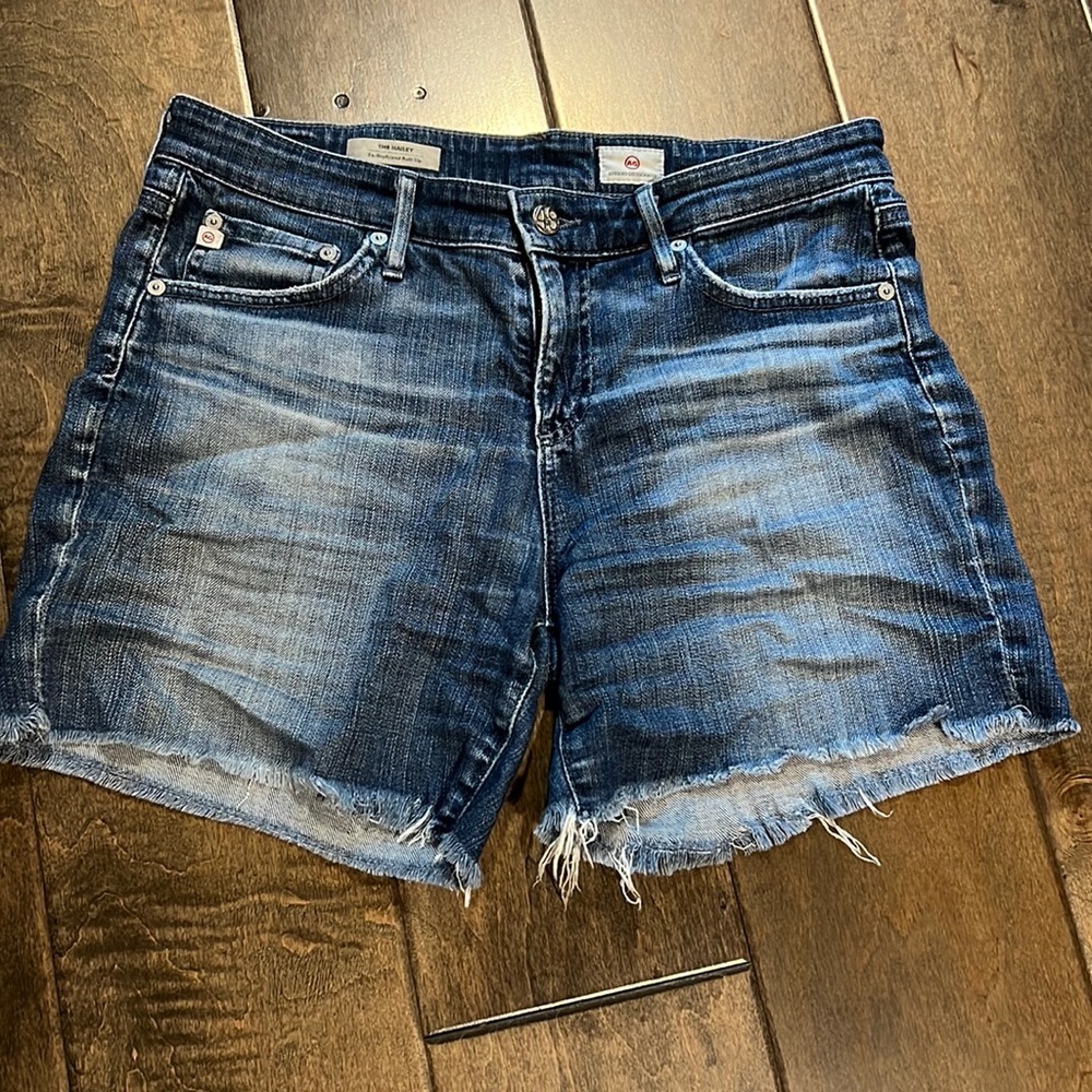 AG Hailey relaxed denim cut off shorts size 28